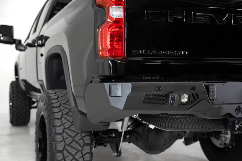 Chevrolet Silverado 2500 Bumper - Rear - Addictive Desert Designs - Bomber HD - Hammer Black - `20-`27